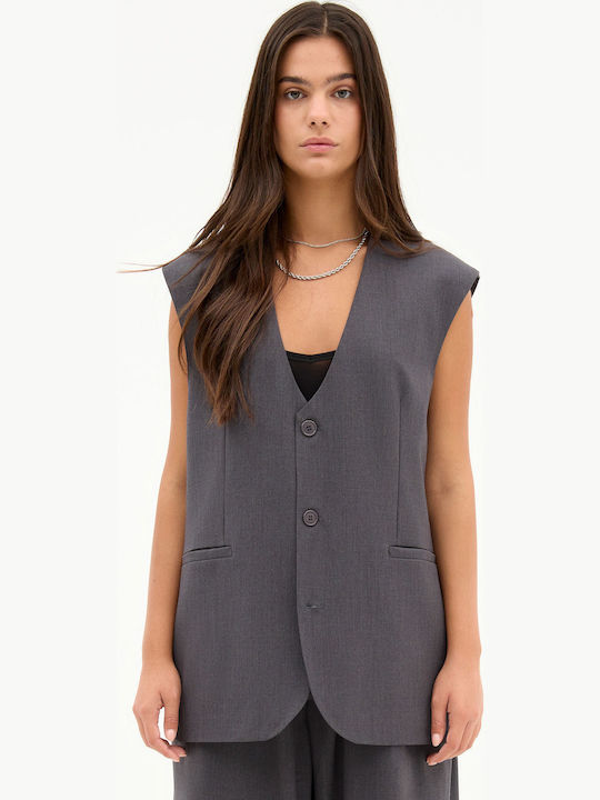 Men's Vest Dark Gray