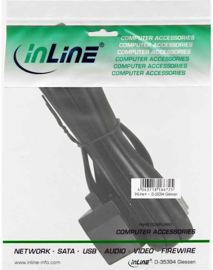 Modulares Kabel Rj12 6p6c Männlich-Weiblich Schwarze 2m 18832