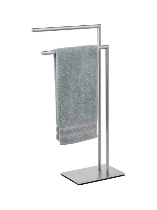 Wenko Καλόγερος Μπάνιου Διπλός ​48x80.5cm Ασημί