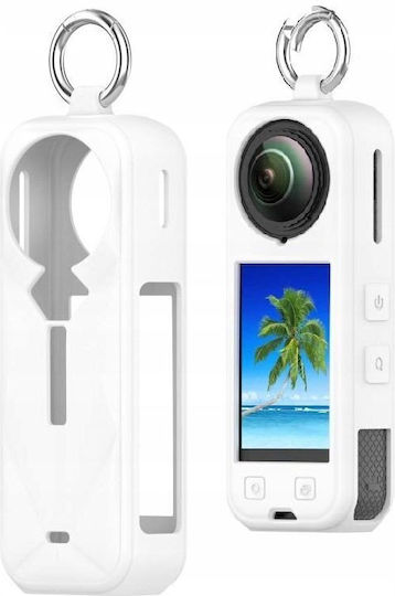 Silicone Protective Case Cover Insta360 X5 Insta 360 X5 Sya002918301a White