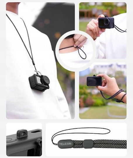 Case Cover + Strap + Lens Cap Dji Osmo Action 5 Pro 4 3 S6-ptc-011-tdj