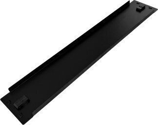 2u Panou Negru Metalic Cu Clips Rapide Montare Accesorii pentru dulapuri rack