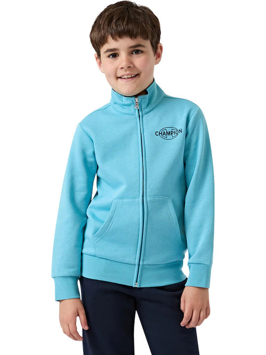 Kids Sweatpants Set Light Blue 2 Pieces