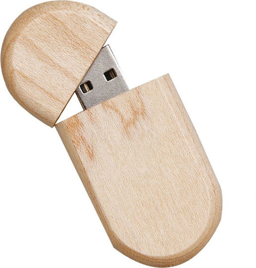 Дървено 8GB USB 2.0 Стик