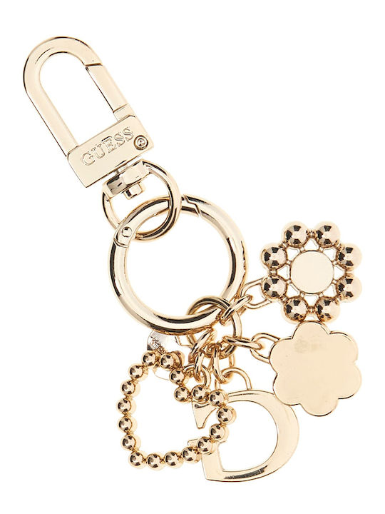 Schlüsselanhänger Guess Everlee Keychain Rwr74601030 Gold Schlüsselanhänger Guess Everlee Keychain Rwr74601030 Gold