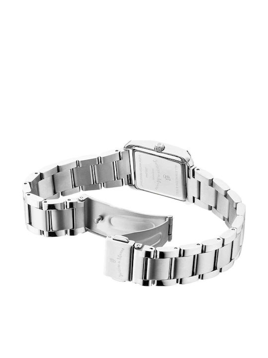 Jacques Du Manoir Women's Watch with Silver Metal Bracelet