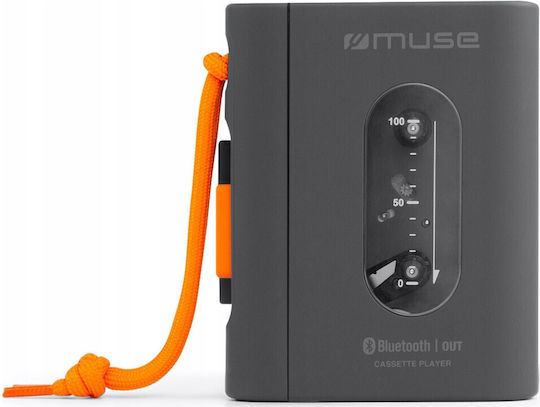Muse Φορητό Ηχοσύστημα με Bluetooth / Κασετόφωνο Μαύρο