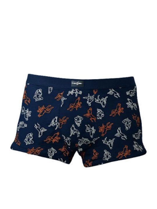 France Jonr Ανδρικά Μποξεράκια Multicolour 4Pack
