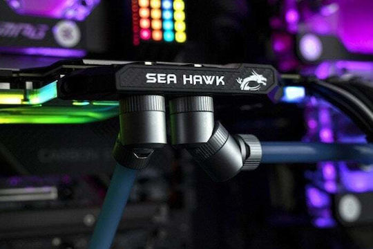 Ekwb EK-Quantum Torque Rotary 45° Fittings Ασημί