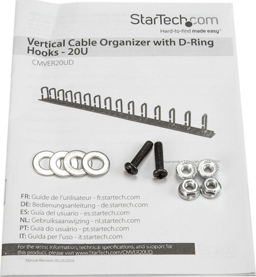Αξεσουάρ Καμπίνες Rack Startech D-ring Hook Panel 3ft