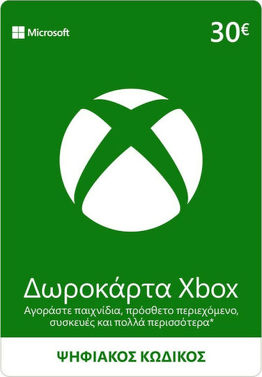 Microsoft Xbox Live Gift Card 30€ Key