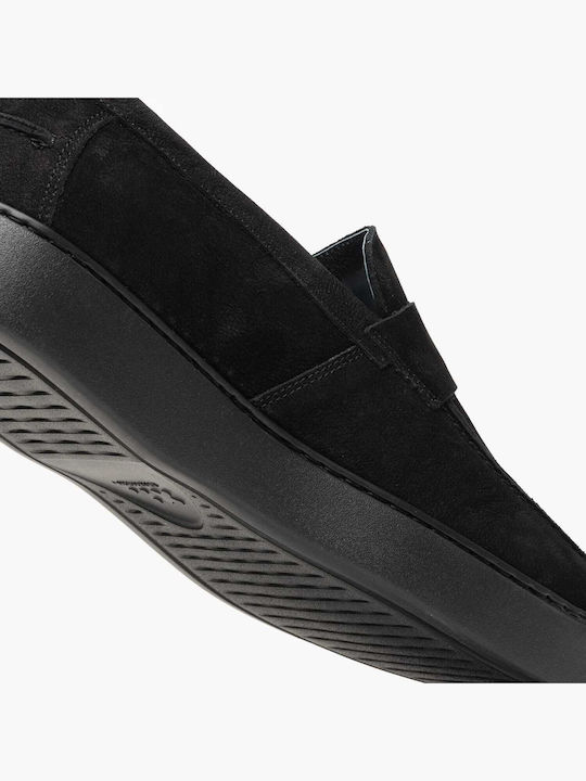 Men's Leather Loafers Black