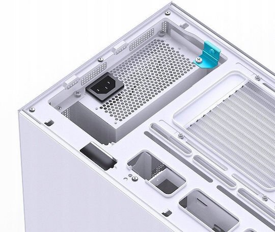 Jonsbo D32 STD Gaming Mini Tower Κουτί Υπολογιστή με Πλαϊνό Παράθυρο Λευκό