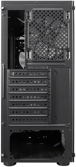 1STPLAYER V3-B RGB Геймърско Midi Tower Компютърна Кутия с Страничен Прозорец Черна