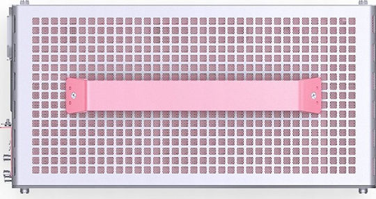 Jonsplus Z20 Gaming Mini Tower Κουτί Υπολογιστή με Πλαϊνό Παράθυρο White/Pink