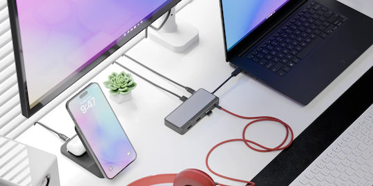 Alogic Fusion USB-C Docking Station με HDMI 4K PD Ethernet Μαύρο