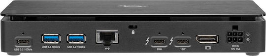 OWC Thunderbolt Pro Dock Thunderbolt 3 Docking Station with DisplayPort 4K PD Ethernet and Support for 2 Monitors Black