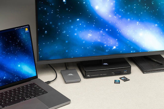 OWC Thunderbolt Pro Dock Thunderbolt 3 Docking Station with DisplayPort 4K PD Ethernet and Support for 2 Monitors Black