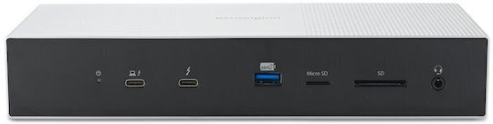 Kensington Thunderbolt 5 Docking Station with 4K PD Ethernet and Support for 3 Monitors White (K35201EU)
