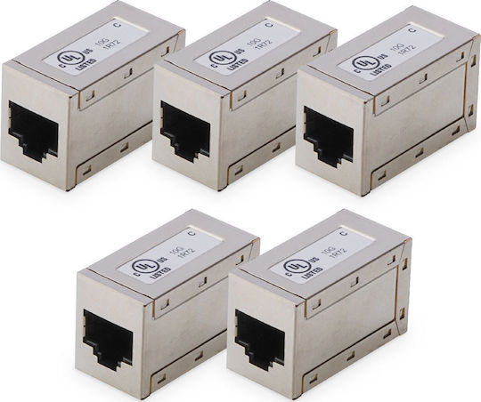 Αξεσουάρ Δικτύου Digitus Modulare Kupplung Cat 6 Shielded 5 Stk