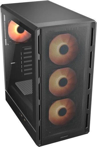 Cougar Airface Pure PRO Gaming Midi Tower Κουτί Υπολογιστή με ARGB Φωτισμό Μαύρο