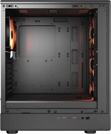 Cougar Airface Pure PRO Gaming Midi Tower Κουτί Υπολογιστή με ARGB Φωτισμό Μαύρο