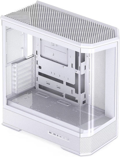 Jonsbo D400 Gaming Midi Tower Computer Case with Side Window White