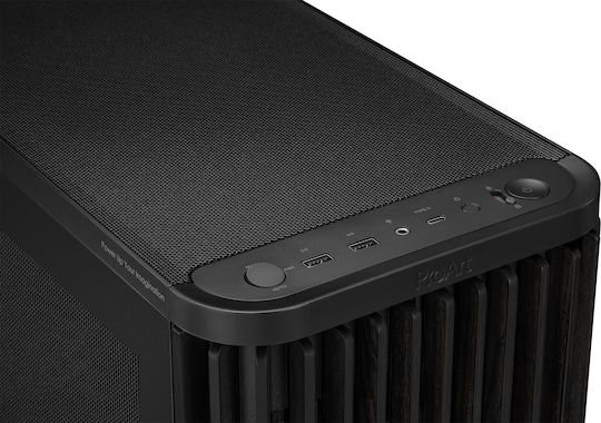 Asus ProArt PA401 Gaming Middle Tower Carcasă PC cu Deschidere Laterală Wood Edition