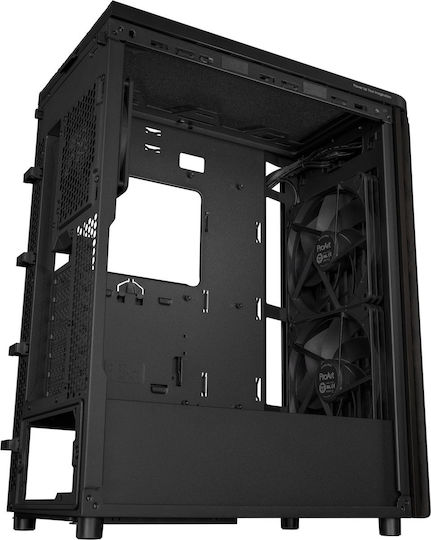 Asus ProArt PA401 Gaming Middle Tower Carcasă PC cu Deschidere Laterală Wood Edition