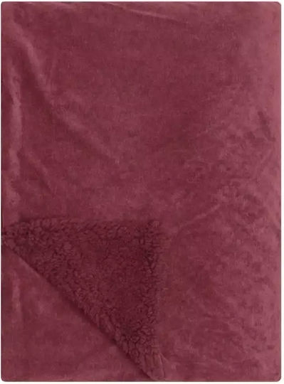 Kentia Sutton Κουβέρτα Sherpa Καναπέ 130x170εκ.