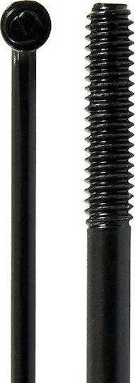 Cn Spoke Spokes Cnspoke Std14 2.0-2.0-2.0 Stainless Steel 222mm Black + Nipples 144pcs Cn-std222c