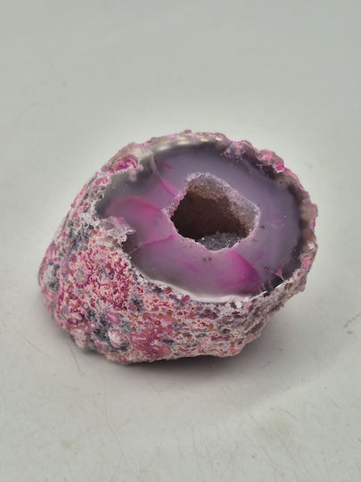 Geode Rosa Achat Kristalle Amethyst