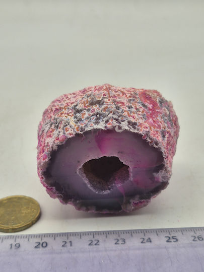 Geode Rosa Achat Kristalle Amethyst