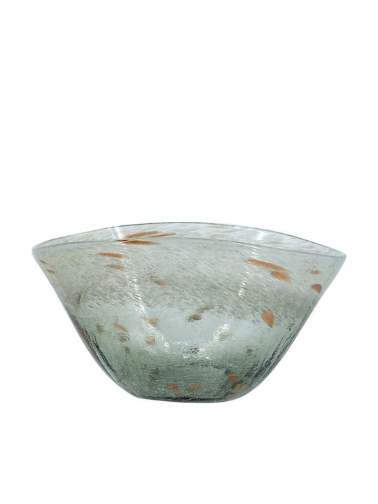 Artekko Twilight Decorative Bowl Gray 30x22x15cm