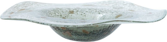 Artekko Twilight Platou Decorativ Sticlă Gri 1buc 35x35x7.5buc Artekko Twilight Platou Decorativ Sticlă Gri 1buc 35x35x7.5buc