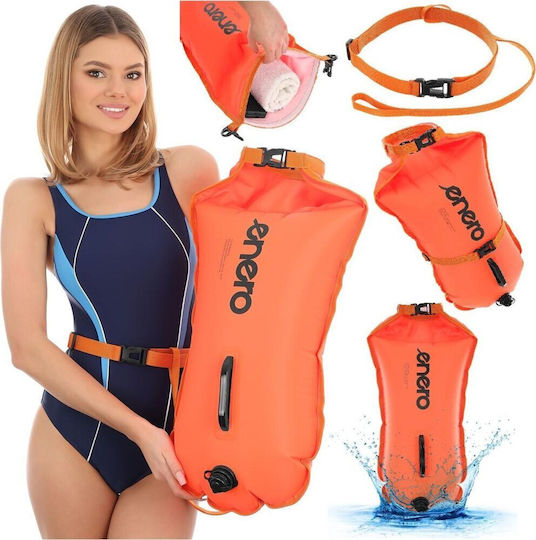 Enero Aufblasbare Boje Rettungsbrett Sicherheitsflosse Trockene Tasche 2in1 Enero 72x36cm