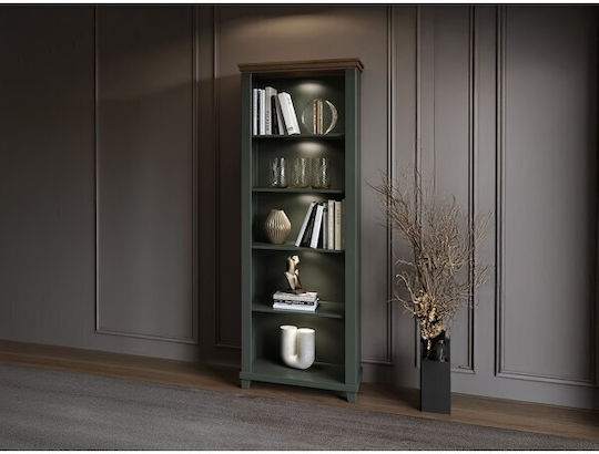 Βιβλιοθήκη Tolnue 134 Σκούρο Πράσινο 71x42x200εκ. 594804HEL Βιβλιοθήκη Tolnue 134 Σκούρο Πράσινο 71x42x200εκ. 594804HEL
