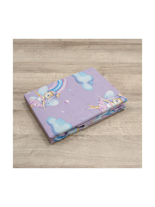 Lino Home Baby Sheets Set Crib Cotton Beige 120x180cm