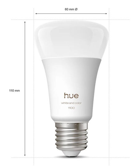 Philips Smart Bulb LED 8.1W for Socket E27 Warm White 1100lm Dimmable