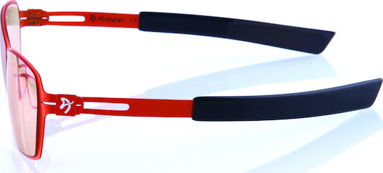 Arozzi Gaming-Brille Visione Vx-500 Orange Orange-schwarze Gestelle Bernsteinfarbene Gläser