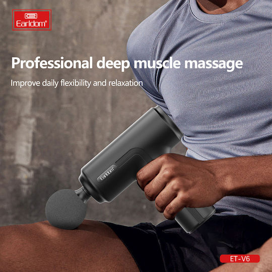 Earldom Waffe Massage für den Körper mit Vibration Schwarz