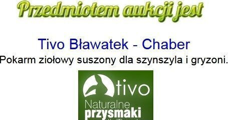 Tivo Tivo Flori Centaurea Chaber 60g