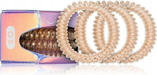 Invisibobble Elastice De Păr Slim Premium Bronze Me Pretty 3 Bucăți