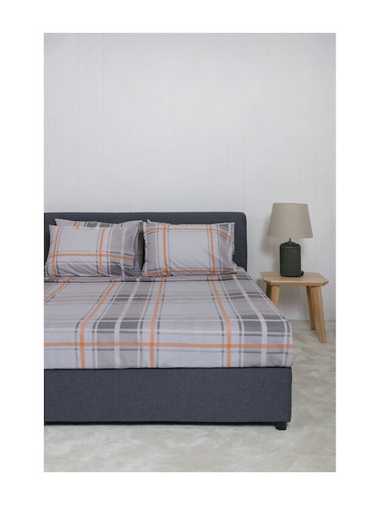 Naf Naf Sheet Sets Queen 240x270cm. Summit Orange 4pcs