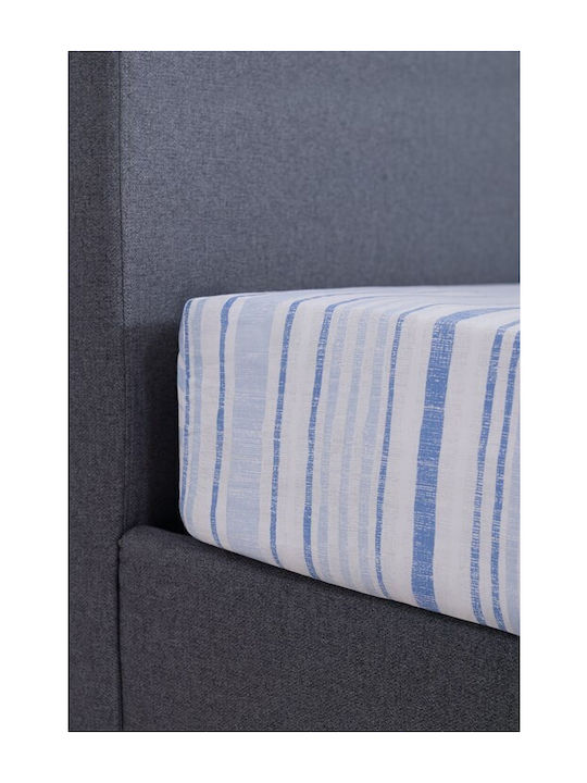 Naf Naf Sheet Sets Queen 240x270cm. Summit Blue 4pcs