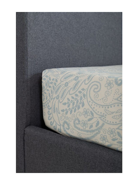 Naf Naf Summit Σετ Σεντόνια Υπέρδιπλα 240x270εκ. Atlantic Teal (4τμχ)