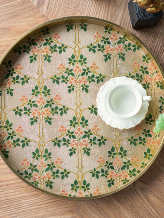 Artekko Round Serving Tray 40x40x4cm B8659 2pcs