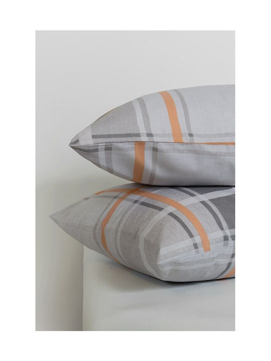 Naf Naf Summit Set Kissenbezüge Andes Orange 50x70cm