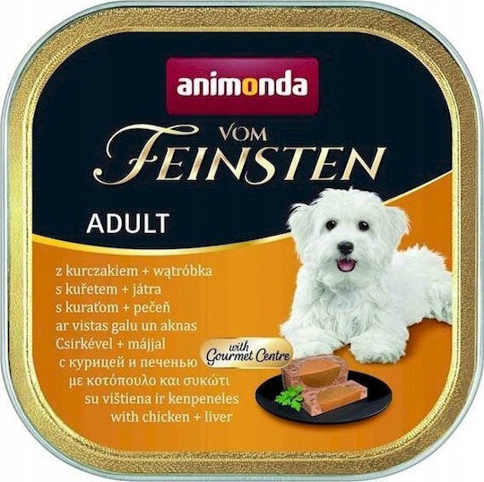 Animonda Nassfutter Hunde mit Huhn und Leber 150gr