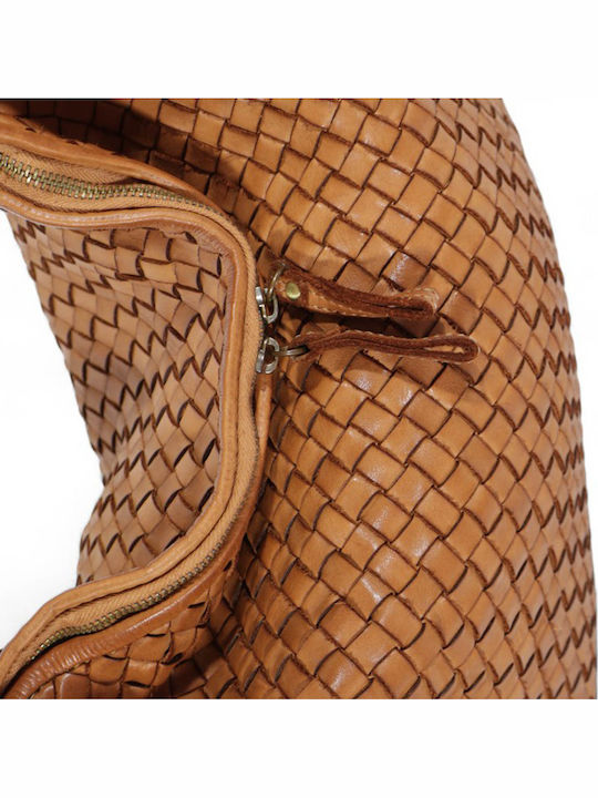 Leather Women's Hobo Bag Brown / Tan